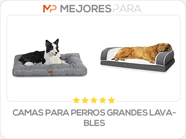 camas para perros grandes lavables