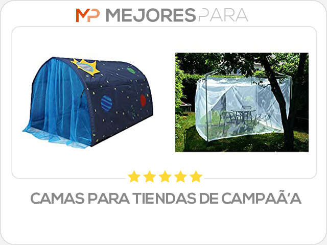 camas para tiendas de campaña