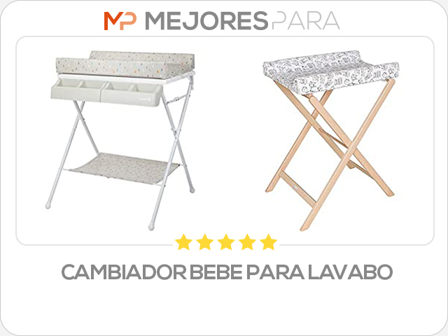 cambiador bebe para lavabo