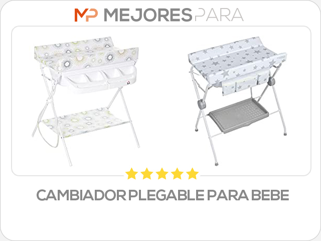 cambiador plegable para bebe