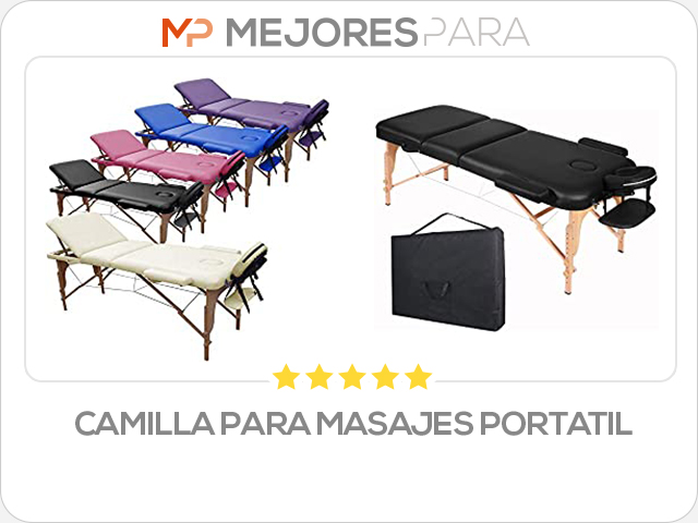 camilla para masajes portatil