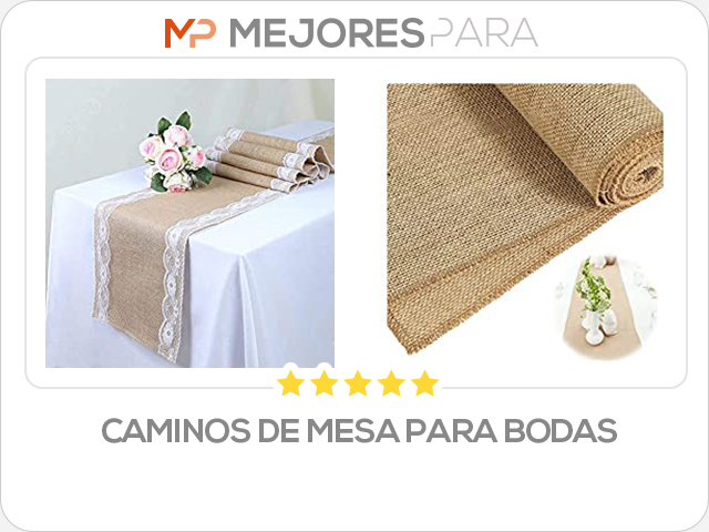 caminos de mesa para bodas