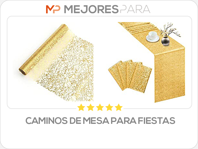 caminos de mesa para fiestas