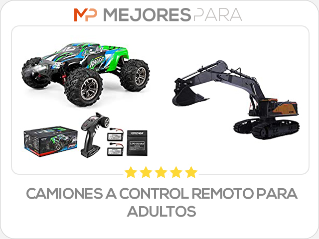 camiones a control remoto para adultos