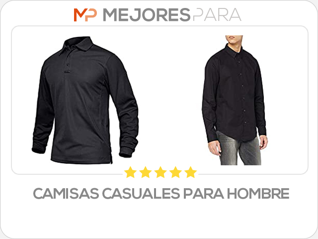 camisas casuales para hombre