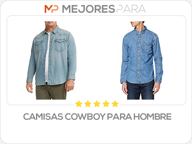 camisas cowboy para hombre