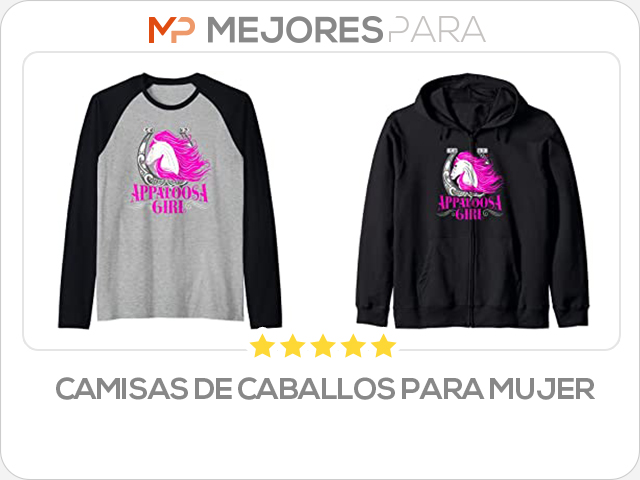 camisas de caballos para mujer