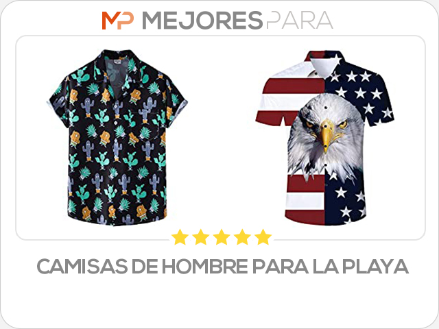 camisas de hombre para la playa