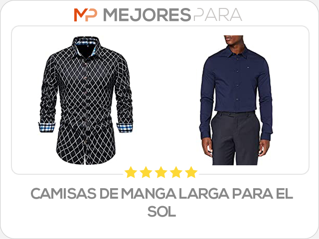 camisas de manga larga para el sol