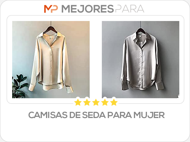 camisas de seda para mujer