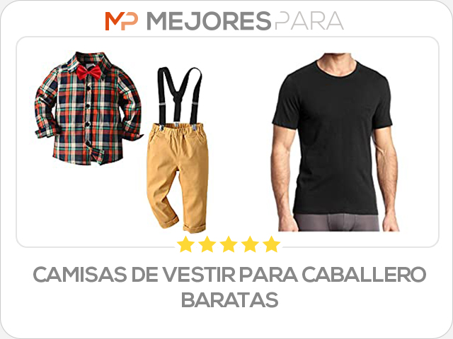 camisas de vestir para caballero baratas