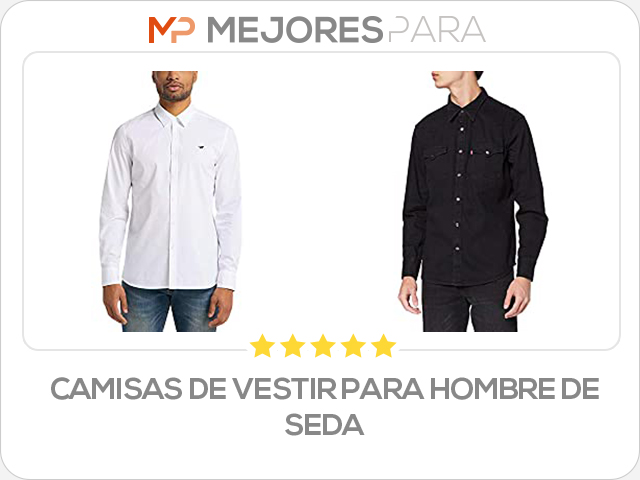 camisas de vestir para hombre de seda