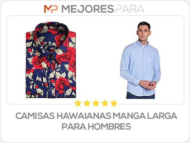 camisas hawaianas manga larga para hombres