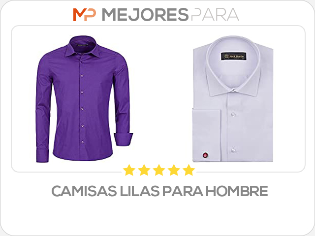 camisas lilas para hombre