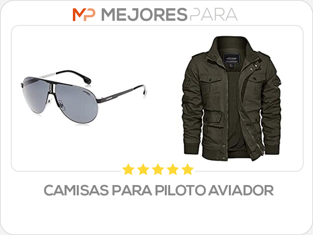 camisas para piloto aviador