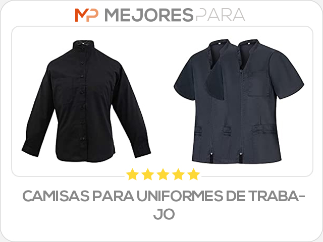 camisas para uniformes de trabajo