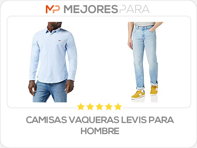 camisas vaqueras levis para hombre