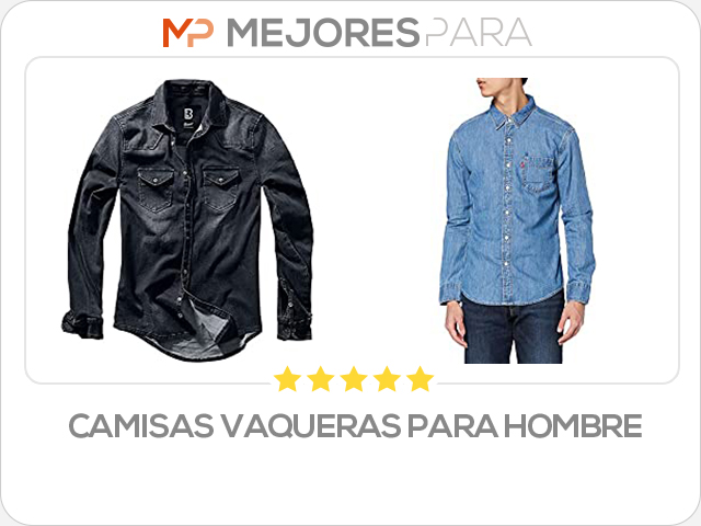 camisas vaqueras para hombre