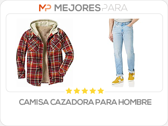 camisa cazadora para hombre