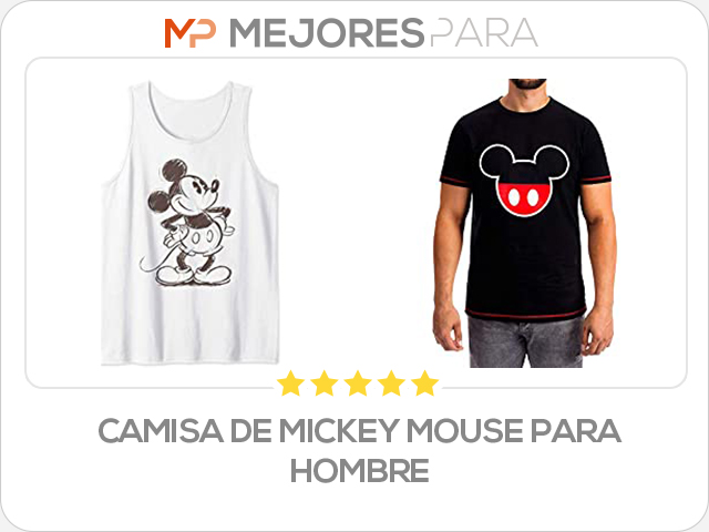 camisa de mickey mouse para hombre