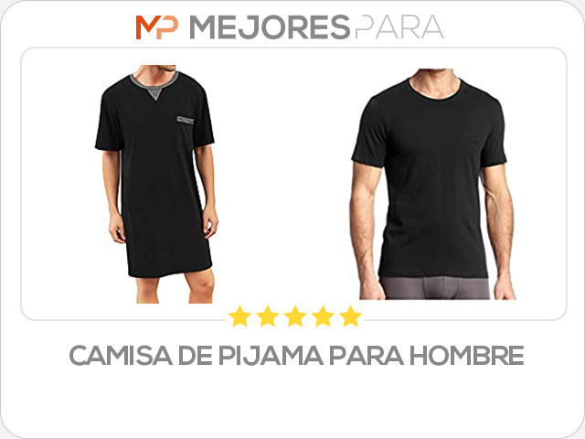 camisa de pijama para hombre