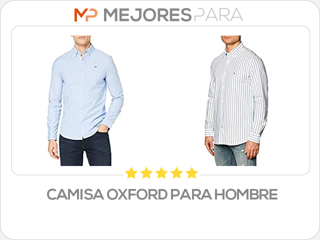 camisa oxford para hombre