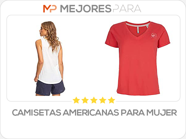 camisetas americanas para mujer