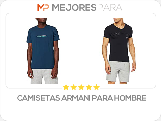 camisetas armani para hombre