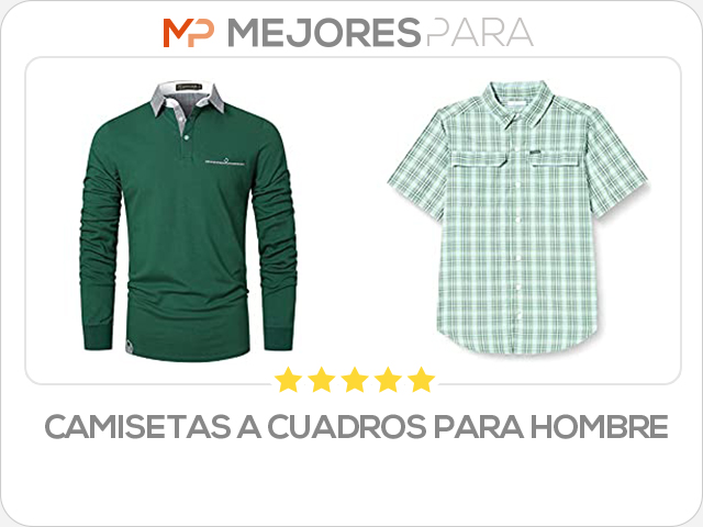 camisetas a cuadros para hombre