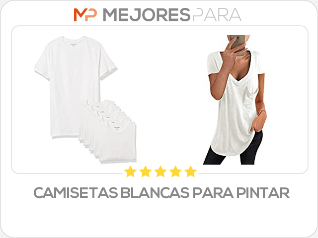 camisetas blancas para pintar