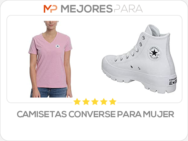 camisetas converse para mujer