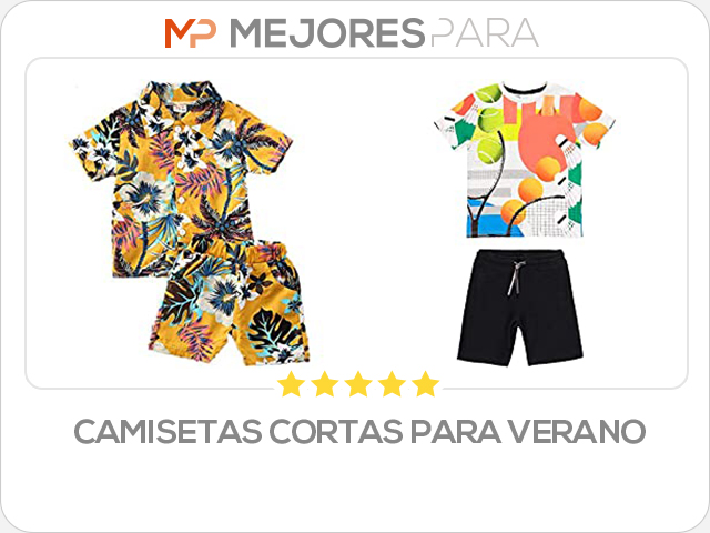 camisetas cortas para verano