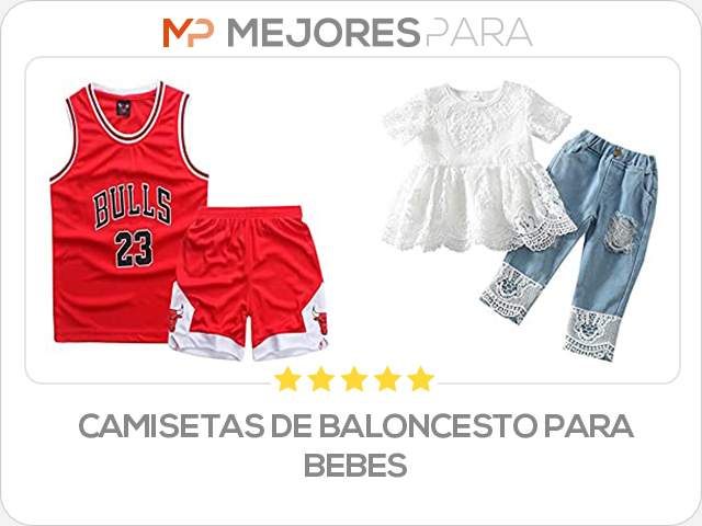 camisetas de baloncesto para bebes