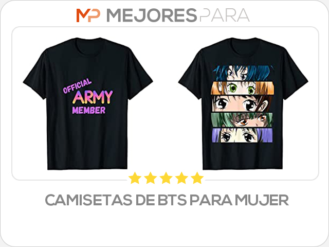 camisetas de bts para mujer