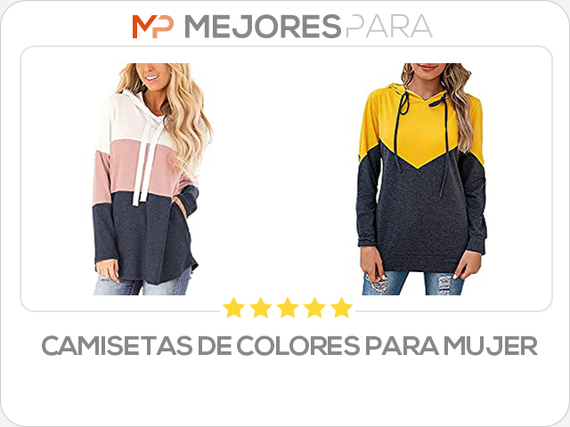 camisetas de colores para mujer