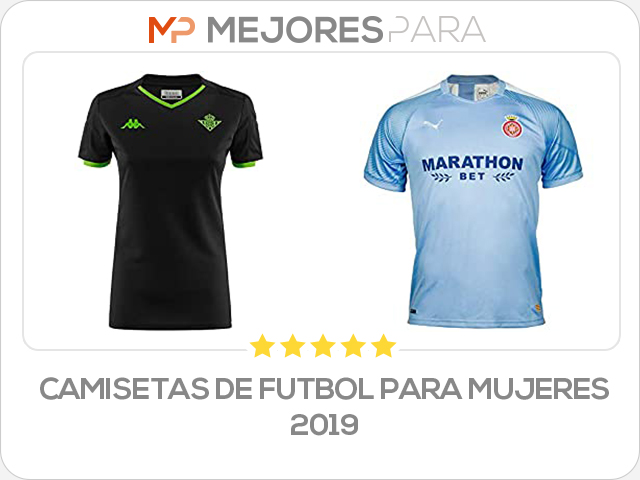 camisetas de futbol para mujeres 2019