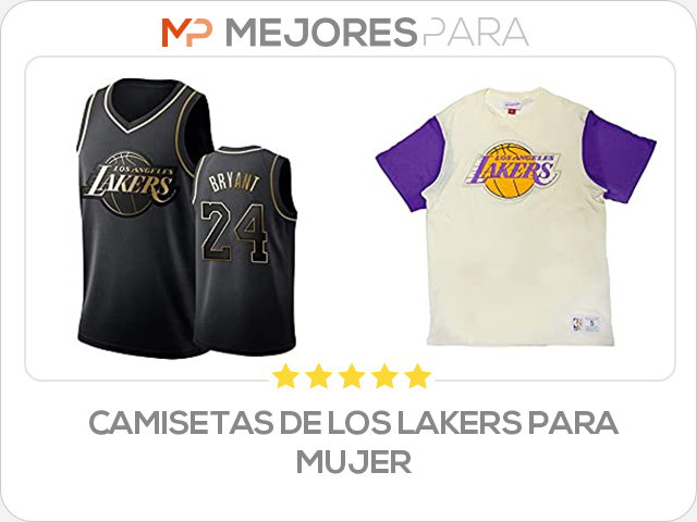 camisetas de los lakers para mujer