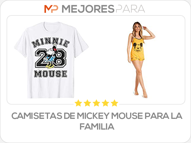 camisetas de mickey mouse para la familia