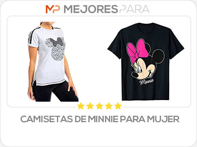 camisetas de minnie para mujer