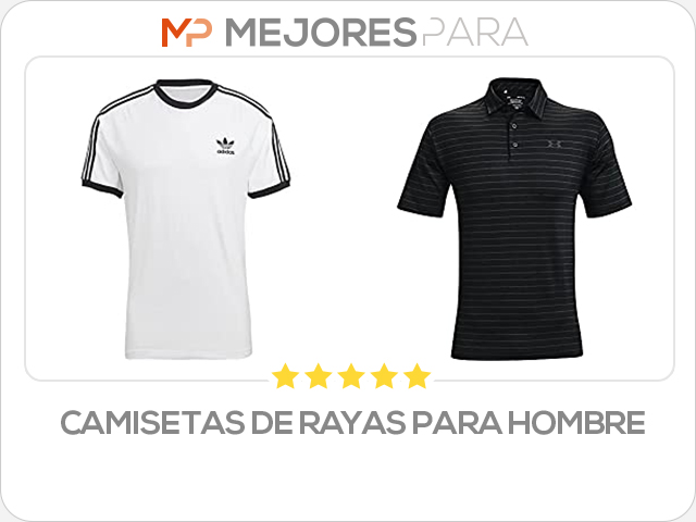 camisetas de rayas para hombre