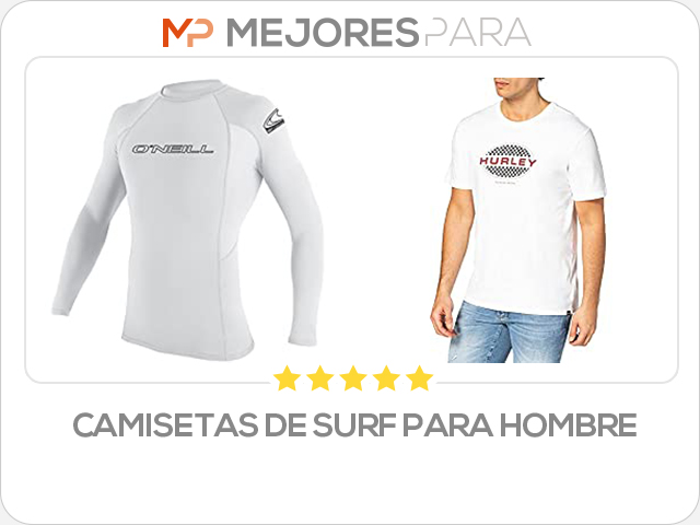 camisetas de surf para hombre