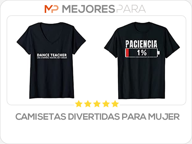 camisetas divertidas para mujer