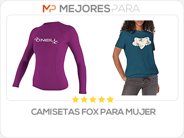 camisetas fox para mujer