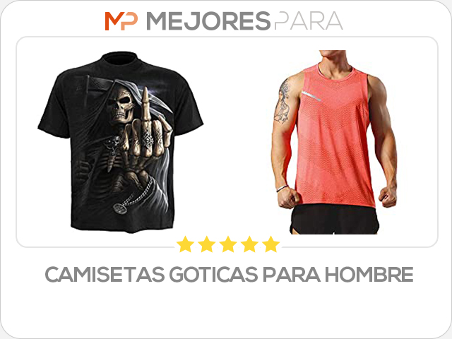 camisetas goticas para hombre