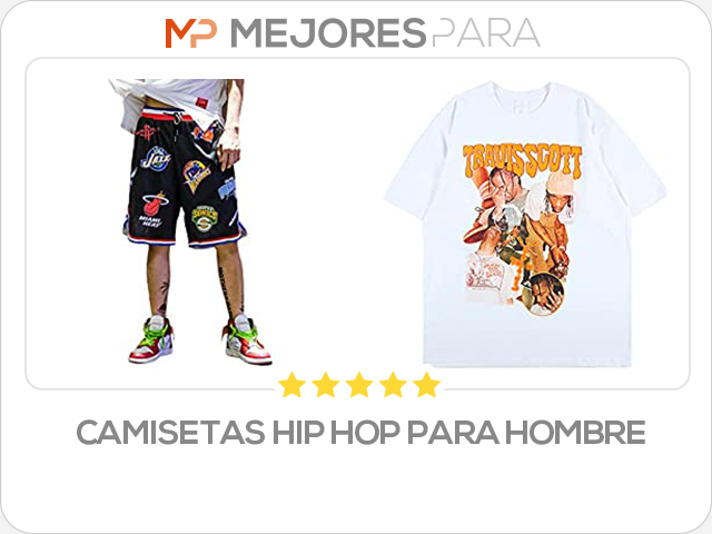 camisetas hip hop para hombre