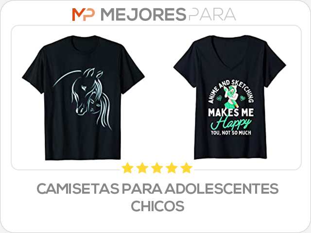 camisetas para adolescentes chicos