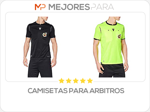 camisetas para arbitros