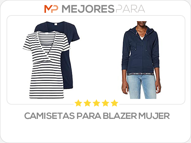 camisetas para blazer mujer