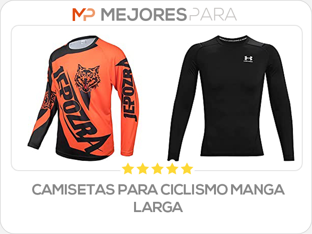 camisetas para ciclismo manga larga