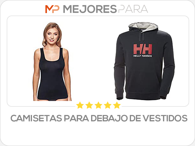 camisetas para debajo de vestidos